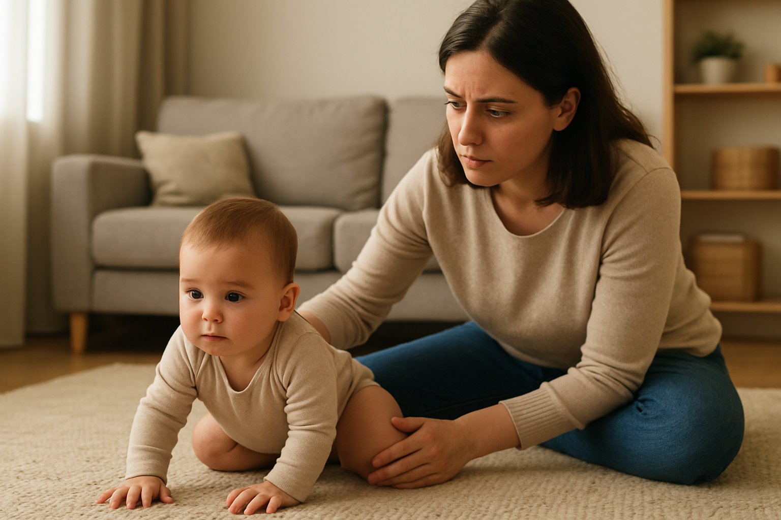 Meu bebê não engatinha: quando se preocupar e como estimular sem pressão