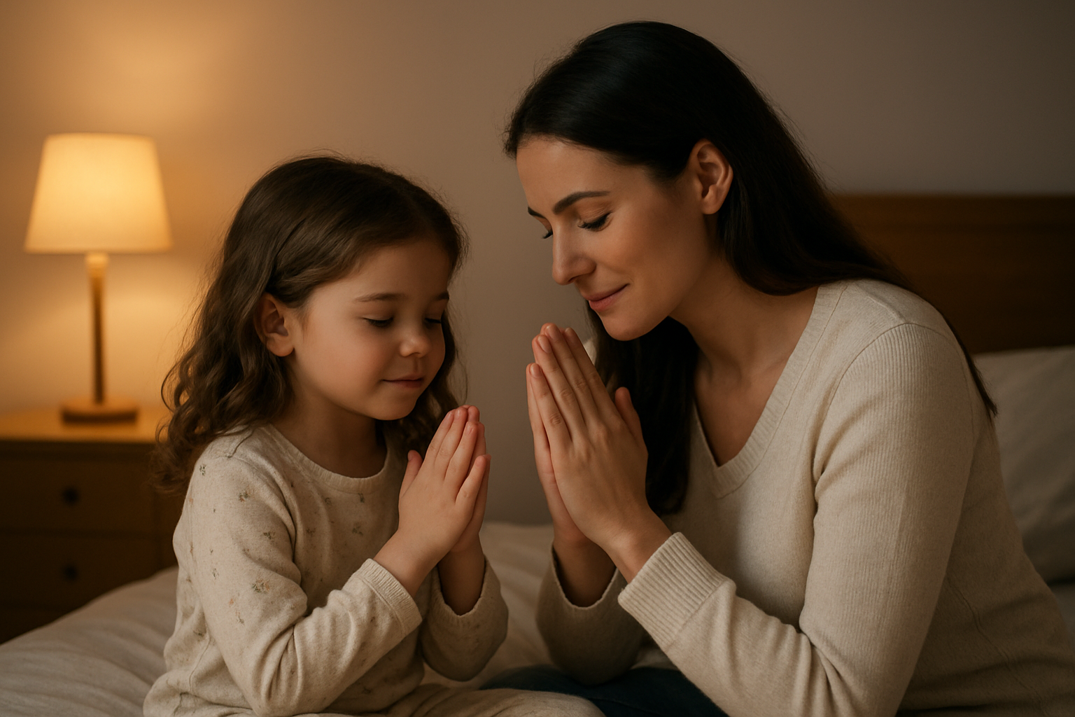 Oração da noite para crianças: como criar um momento de fé, gratidão e conexão