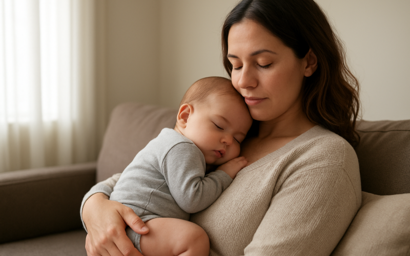 Bebê só dorme no colo: por que acontece e 12 estratégias para ajudar