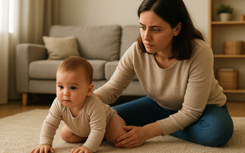 Meu bebê não engatinha: quando se preocupar e como estimular sem pressão