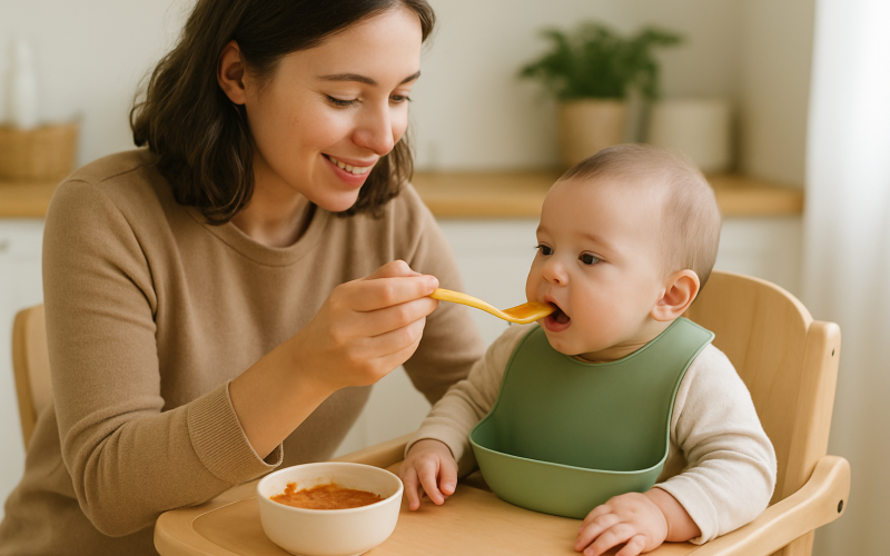 Introdução alimentar aos 6 meses: guia prático e seguro para começar
