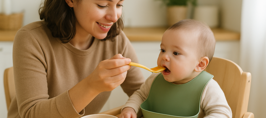 Introdução alimentar aos 6 meses: guia prático e seguro para começar